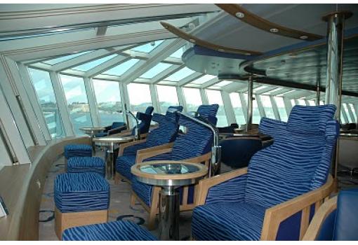 El Lounge Panorámico del MS Fram